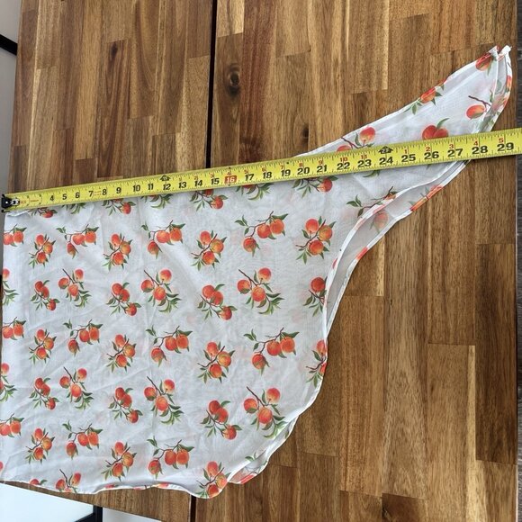 NWT Kittenish Sheer Swim Cover Up Peaches Women’s XL Resort Vacation. NWT FLAW! - Picture 9 of 10